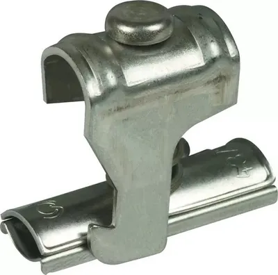Produktbild von Dehn Schirmanschlussklemme NIRO für Ankerschiene Klemmbereich 5-10mm 308403