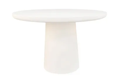 Produktbild von SIT Möbel Tisch Ø 120 cm | runde Tischplatte | Kalkputz naturweiß | B 120 x T 120 x H 77 cm | 14920-10 | Serie HOLVIK