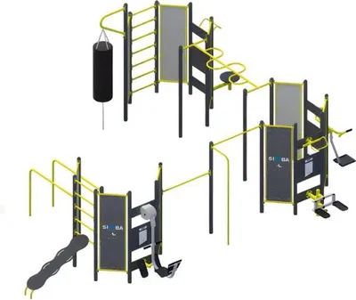Produktbild von Straßensportgeräte Klimmzüge Balanciergeräte Bewegungsgeräte Trainingsgeräte
