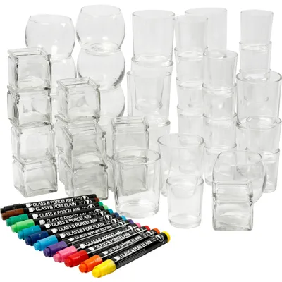 Produktbild von Creativ Company 97418, 72 Stück(e), Glas, Porzellan, Transparent