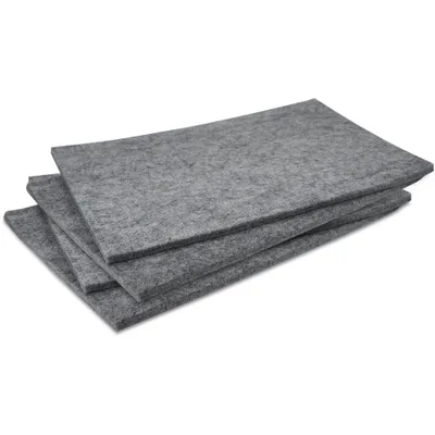Produktbild von Meyco Prickelfilz Grau 20x30 cm 8 mm Dicke 1 Stück Filzplatte Bastelfilz