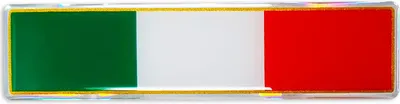 Immagine prodotto di Adesivo 3D bandiera Italia HQ, 27x110 mm