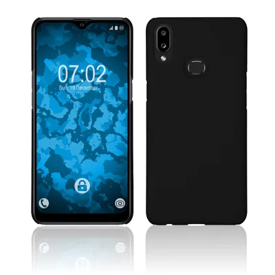 Produktbild von PhoneNatic Case kompatibel mit Samsung Galaxy A10s - Hülle schwarz gummiert Hard-case Cover