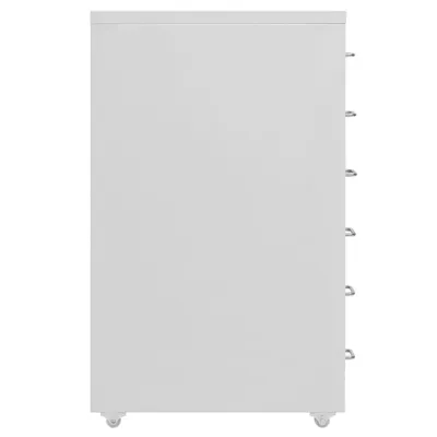 Produktbild von "Winterschlussverkauf " Aktenschrank mit Rollen Grau 28x41x69 cm Metall - NeuMöbel8037987