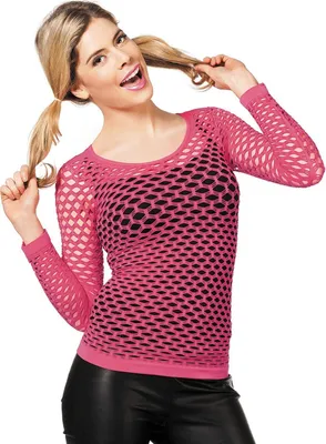 Produktbild von Netzshirt pink Größe: S-M