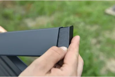 Produktbild von Endkappe Osmo rechts für ALU-Cladding Rhombus 10 Stück schwarz