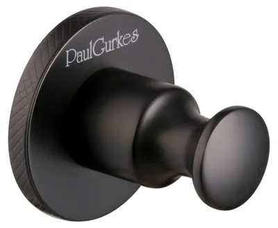 Obrázek produktu pro PaulGurkes, háček na ručníky, matná černá barva, řada NOX