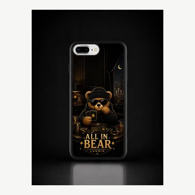 Image de Coque de protection pour iPhone 7 / 8 Plus, étui de téléphone avec motif ours – LUNØIR ©