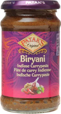 Zdjęcie produktu dla Pasta PATAK'S Biryani 283 g | Pasta curry o średniej ostrości | Indyjska pasta curry