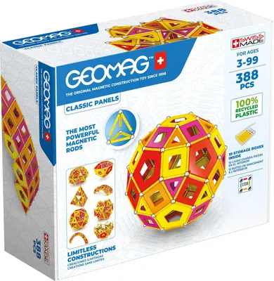 Obrázek produktu pro Geomag Classic Panely Recycled Warm Master 388 ks
