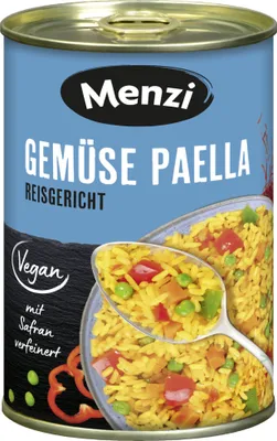 Produktbild von Menzi Gemüse Paella Reisgericht, 400g