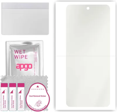 Produktbild von apgo Hydrogel Schutzfolie, Matt, kompatibel mit Infinix Note 11 Pro, flexibele Displayschutzfolie, Folie mit Positionierhilfe, Anti-Fingerprint, kratzfest, einfache Montage