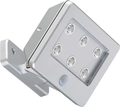 Produktbild von Sensor LED Außenleuchte, 12 cm, 0,36 W, Titan-Silber, Briloner Leuchten