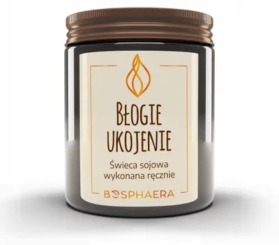 Produktbild von Bosphaera Duftkerze Błogie Ukojenie mit Holzkern