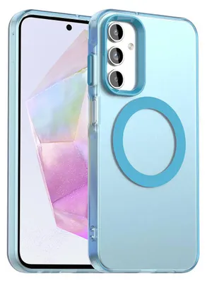 Produktbild von Techsuit - CandyCase MagSafe Schutzhülle für Samsung Galaxy A35 5G - blau