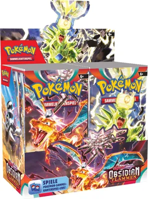 Produktbild von Pokémon Karmesin & Purpur Obsidianflammen - Booster Display (36 Booster) - deutsch