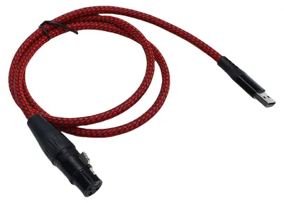 Obrázok produktu pre Kábel XLR-USB, konvertor mikrofónového prepojenia s konektorom, HiFi zvuk pre mikrofónové nahrávky, karaoke, spev, reproduktory, mixážny pult, 3 metre