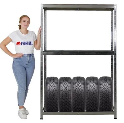 Zdjęcie produktu dla Stojak na opony dla 8 opon, udźwig 265 kg