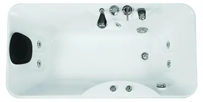 Produktbild von Whirlwanne GAVINO - 1 Sitzer - 140L - 75 x 150 x H.59 cm - rechte Ecke