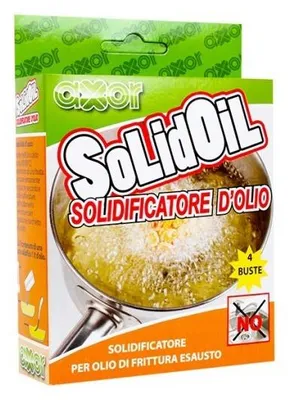 Image de Axor 4 sachets packs de solidifiant huiles usagées pour friteuses