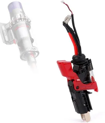 Image de Pièce de rechange pour le bouton de mise en marche des aspirateurs Dyson V10 et SV12, pièce de rechange pour le bouton de mise en marche.
