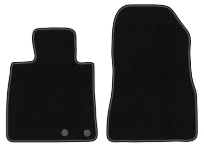 Zdjęcie produktu dla Dywaniki welurowe BASIC czarne przednie Nissan Note II 2012-