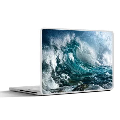 Produktbild von MuchoWow® Laptop Aufkleber Sticker Cover Meer - Golf - Wasser 32.5x23.5 cm - Sticker für Laptop - Selbstklebend