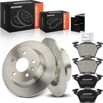 Produktbild von Frankberg 2x Bremsscheiben 4x Bremsbeläge Hinterachse für Mercedes-Benz Vito W638 V-Klasse 638/2