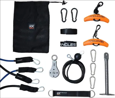 Image de Kit complet de musculation à domicile Angles90 « tout-en-un » pour des entraînements complets du corps
