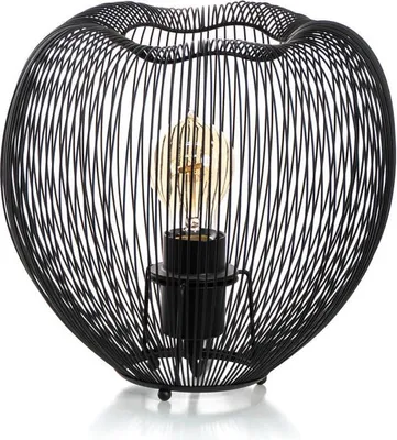 Produktbild von Jaula - Tischlampe aus schwarzem Metall