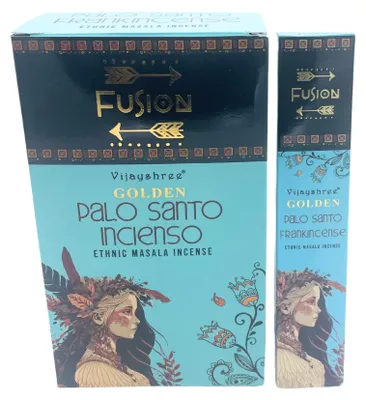 Image de 15 g de Palo Santo doré et d'encens