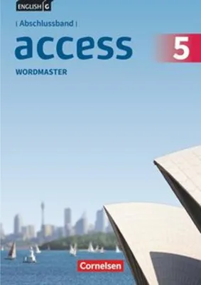 Obrázok produktu pre English G Access Abschlussband 5: 9. Schuljahr - Allgemeine Ausgabe - Wordmaster mit Lösungen