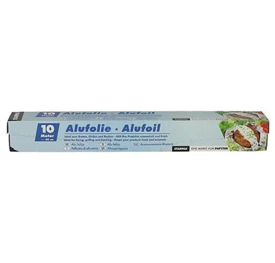 Produktbild von Alufolie 10 m x 30 cm in Faltschachtel