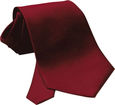 Produktbild von Krawatte, Binder, Farbe bordeaux, 100% Polyester, 210g/m²