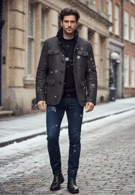Produktbild von Curly-Lammfelljacke Hendrik – Markanter Stil mit Charakter - Größe: M