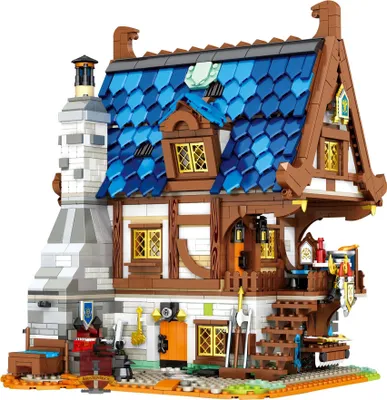 Produktbild von 66005 Schmiede Klemmbaustein Set 2366 Teile Schwarz