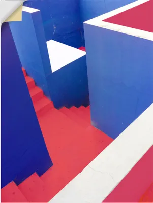 Produktbild von ARTland Wandbild, selbstklebend staircase Größe: 45x60 cm