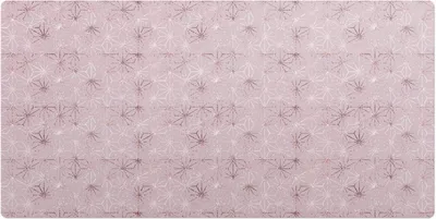 Produktbild von Geometrisches Blumenmuster– Schreibtischunterlage – Schreibtisch Tischunterlage – 90x45 cm – Unterlage Groß Schreibtischmatte