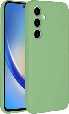 Image de Accezz Liquid Silicone Backcover pour le Samsung Galaxy A35 - Vert