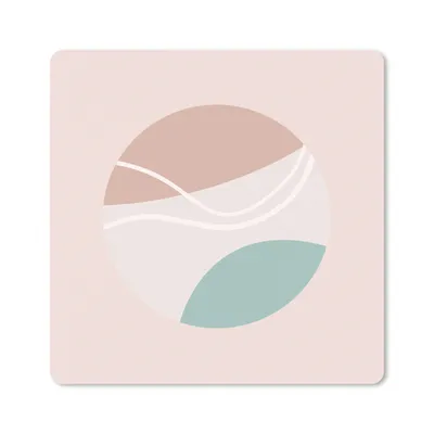 Produktbild von MuchoWow® Mauspad Mousepad Sommer - Tennisball - Pastell 20x20 cm - Mousepads - Maus Mat - Pad - Mausunterlage - Desk Mat - Bureauartikeln