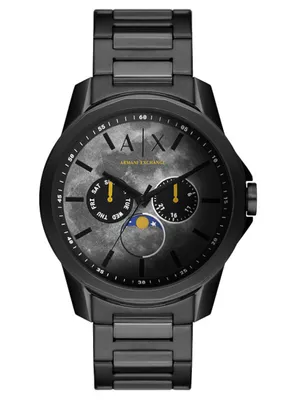 Produktbild von Armani Exchange AX1738 BANKS Uhr Herrenuhr Edelstahl Datum schwarz