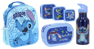 Produktbild von Lilo & Stitch Schulset; Rucksack und Lunchbox
