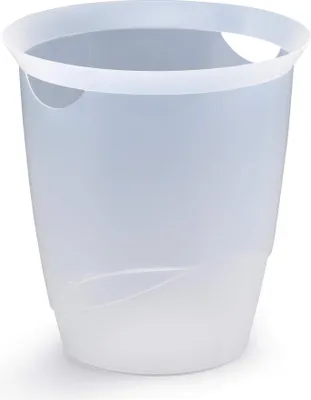Zdjęcie produktu dla DURABLE Kosz na ?mieci TREND 16L okr?g?y, Przezroczysty, 1701710400