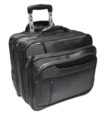 Produktbild von Multifunktion Business-Trolley Pilotenkoffer Schwarz 43 cm bei Bowatex