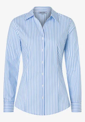 Produktbild von More & More Striped Baumwolle Stretch Blouse, fresh skyblue offwhite woven blouse 2319 2319 42