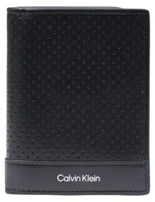 Produktbild von Calvin Klein PERFORATED N/S BILLFOLD W/ COIN Herren Brieftasche Schwarz : Größe - UNICA Größe: UNICA