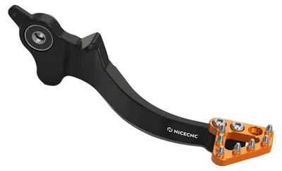 Produktbild von Bremspedalhebel, verstellbares Design, leichtes Aluminium, Orange
