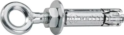 Produktbild von 2 x Schwerlastanker mit Öse Bolzenanker M8 x 95 mm verzinkt Augenbolzen Dübel