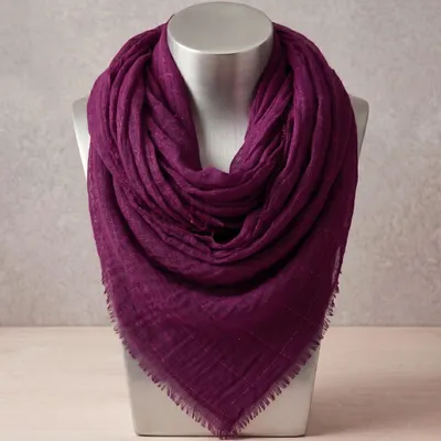 Obrázok produktu pre Elegantná fialová šatka AM-40441 - Štýlový doplnok pre každý outfit KP40441