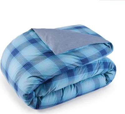 Produktbild von Tommy Hilfiger Bettwäsche-Garnitur SHADOW CHECKS Farbe INDIGO Größe 155x220cm+80x80 AL